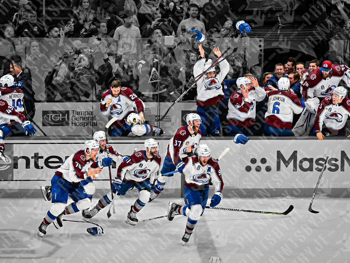 2022 Colorado Avalanche Stanley Cup (TimeStamps) - PrintsByJE