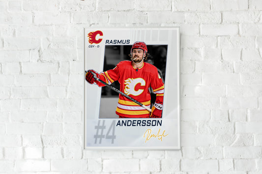 Calgary Flames - Rasmus Andersson #4 Player Portrait