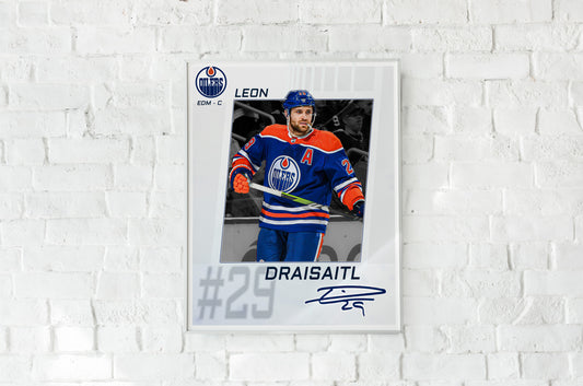 Edmonton Oilers - Leon Draisaitl #29 Player Portrait