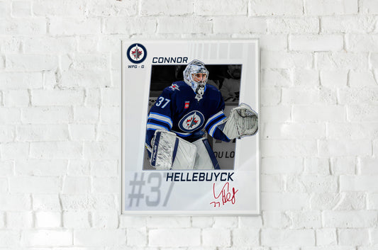 Winnipeg Jets - Connor Hellebuyck #37 Player Portrait