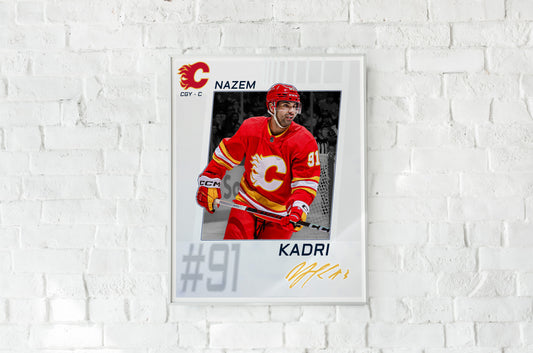 Calgary Flames - Nazem Kadri #91 Player Portrait