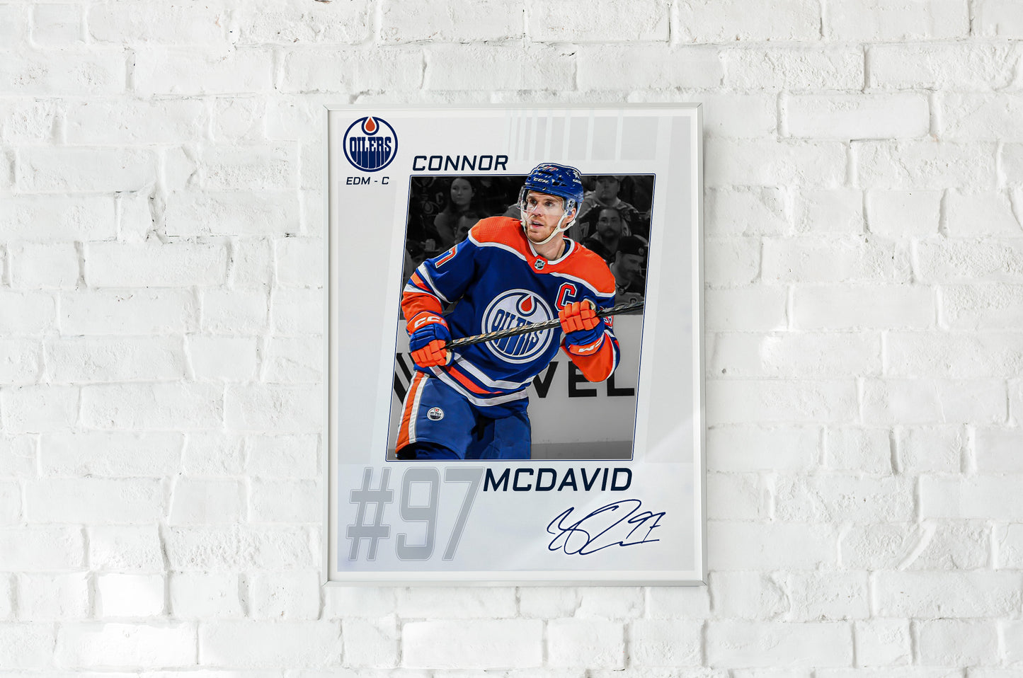 Edmonton Oilers - Connor McDavid #97 Player Portrait