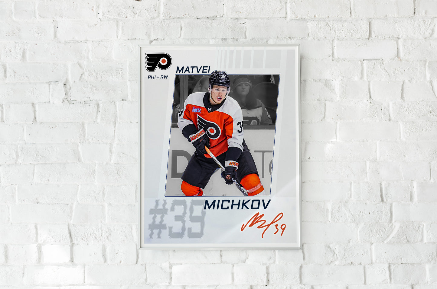 Philadelphia Flyers - Matvei Michkov #39 Player Portrait