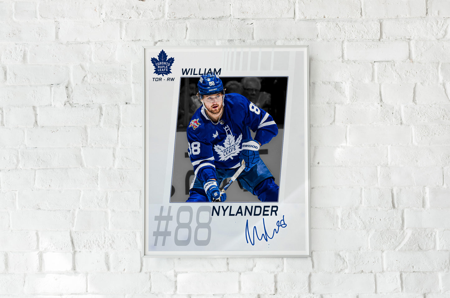 Toronto Maple Leafs - William Nylander #88 Player Portrait