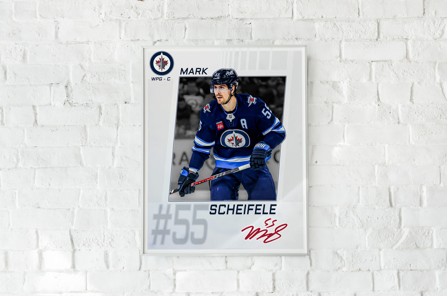 Winnipeg Jets - Mark Scheifele #55 Player Portrait