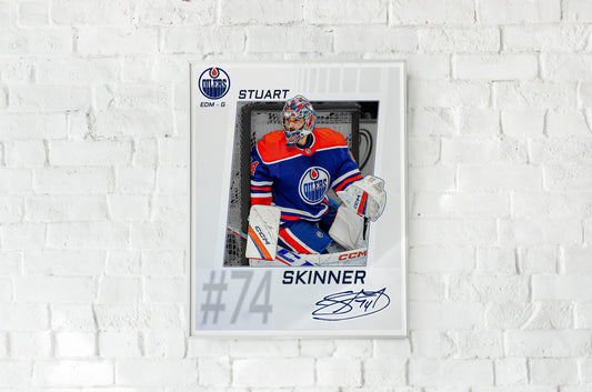 Edmonton Oilers - Stuart Skinner #74 Player Portrait