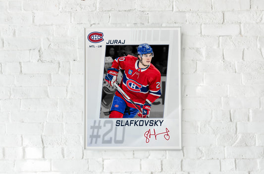 Montreal Canadiens - Juraj Slafkovsky #20 Player Portrait