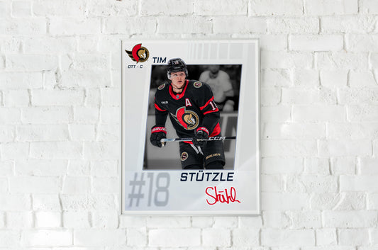 Ottawa Senators - Tim Stützle #18 Player Portrait